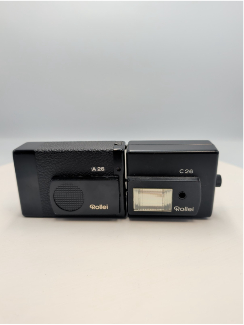 Rollei A26 126 Film Camera with Sonnar 40mm Lens C26 Flash Shutter Tested Singap